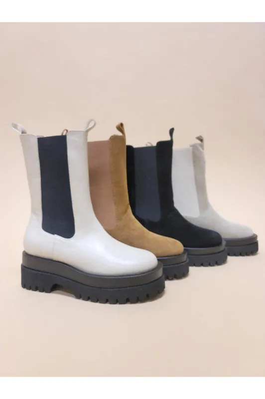 Platform Combat Boots made by Charming Charlie