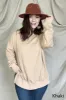 Drop Shoulder Ribbed Trim Oversized Sweatshirt sold by Charming Charlie