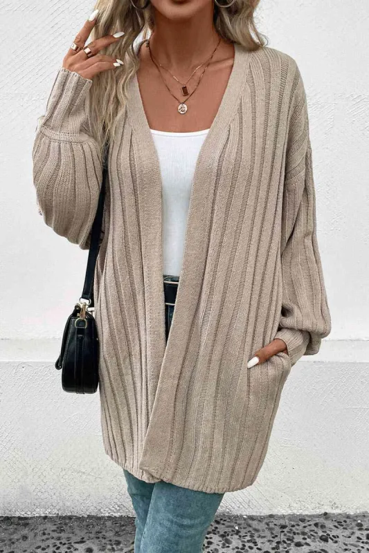 Open Front Cardigan with Pockets sold by Charming Charlie