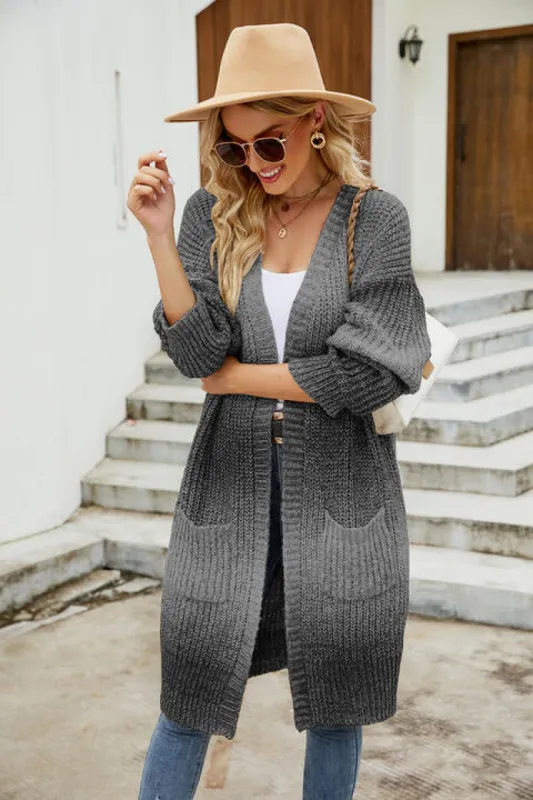 Gradient Open Front Cardigan sold by Charming Charlie