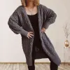 Cable-Knit Open Front Dropped Shoulder Cardigan sold by Charming Charlie