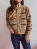 Color Block Button Front Cardigan sold by Charming Charlie