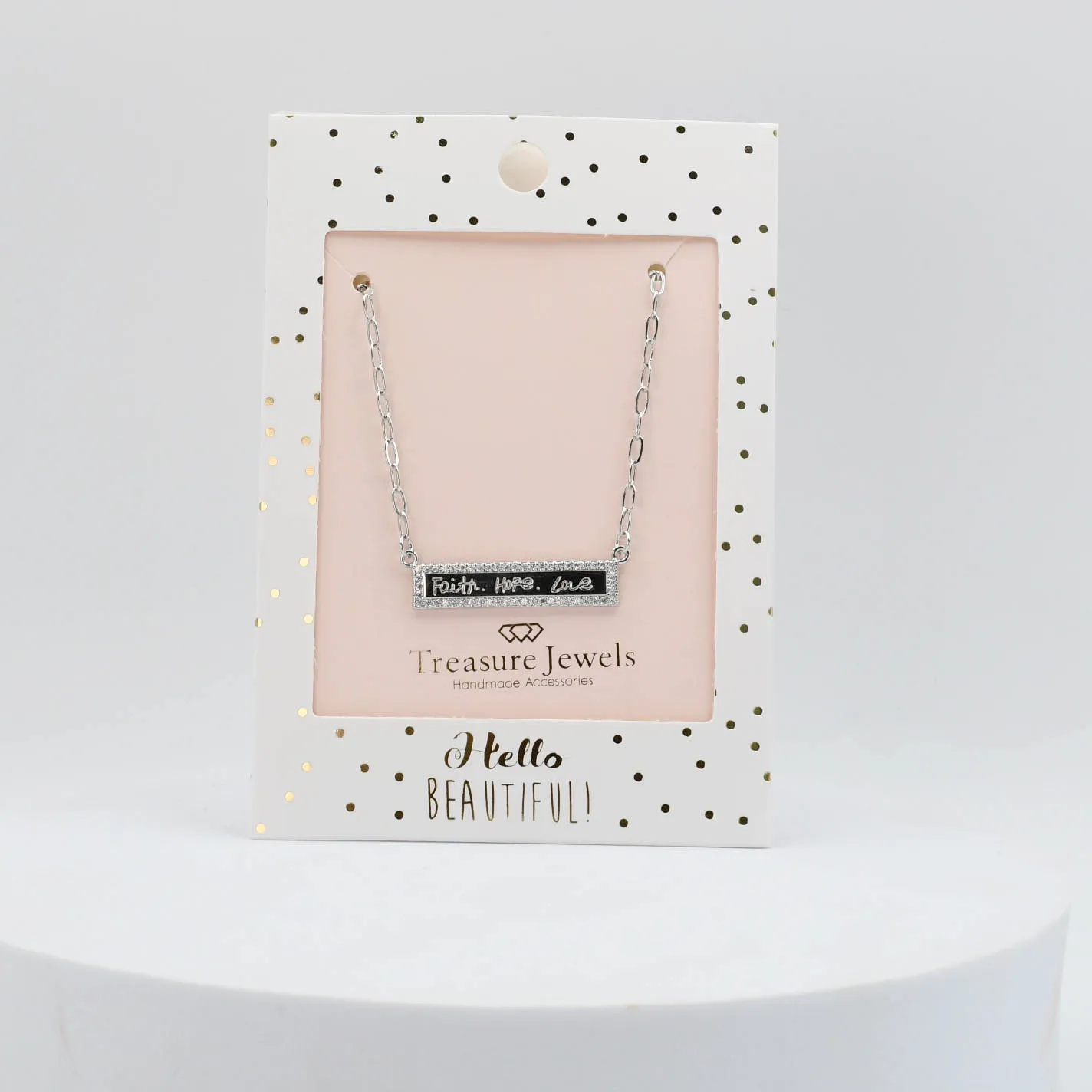 Silver Faith Hope Love Necklace sold by Charming Charlie product image thumbnail 3