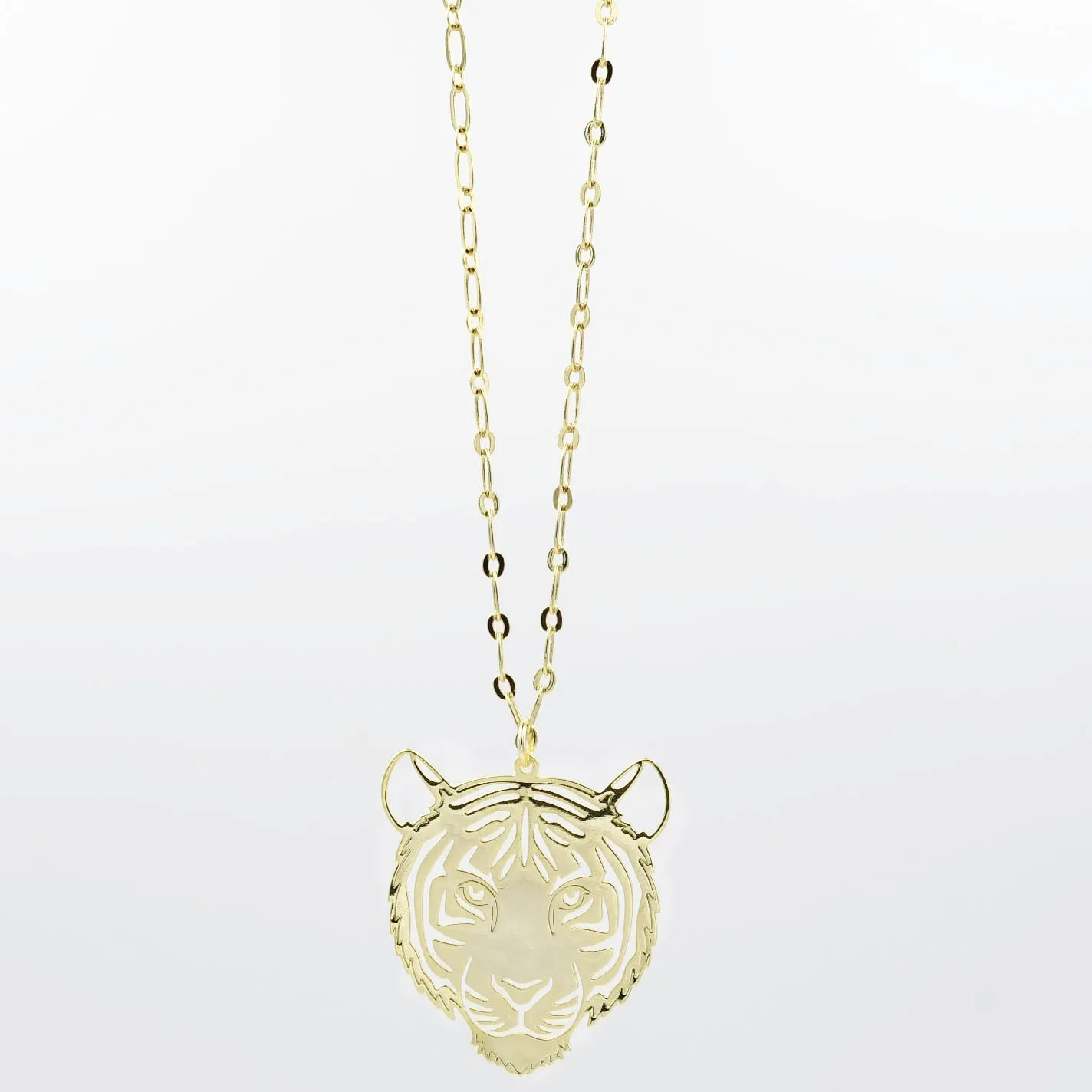 Tiger Necklace Gold sold by Charming Charlie
