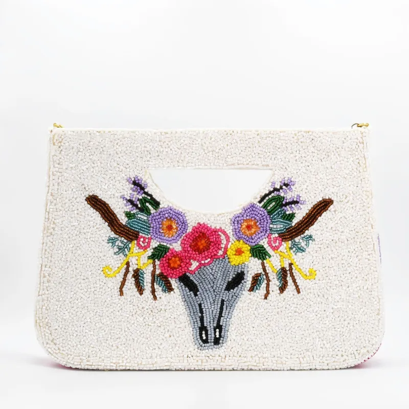Flowers Long Horns Bag sold by Charming Charlie