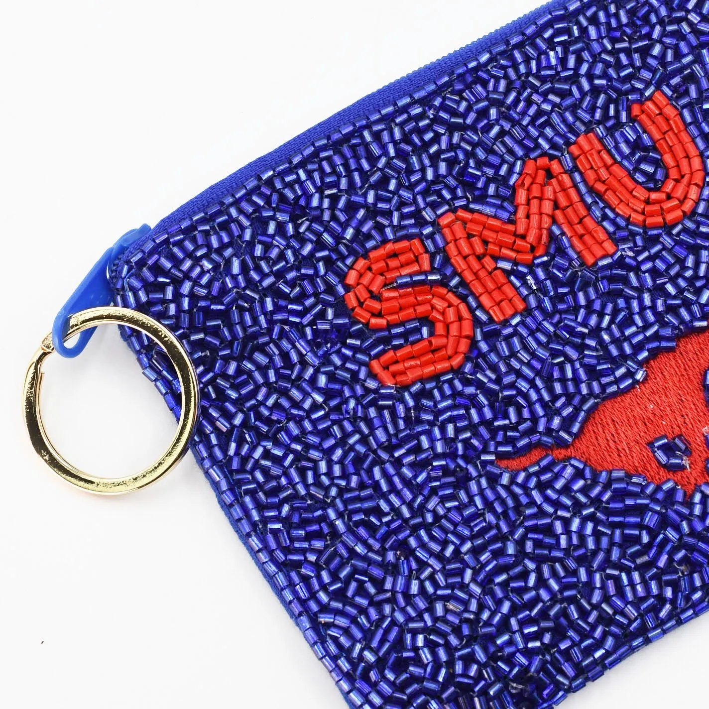 SMU Horse Keychain Pouch sold by Charming Charlie product image thumbnail 2