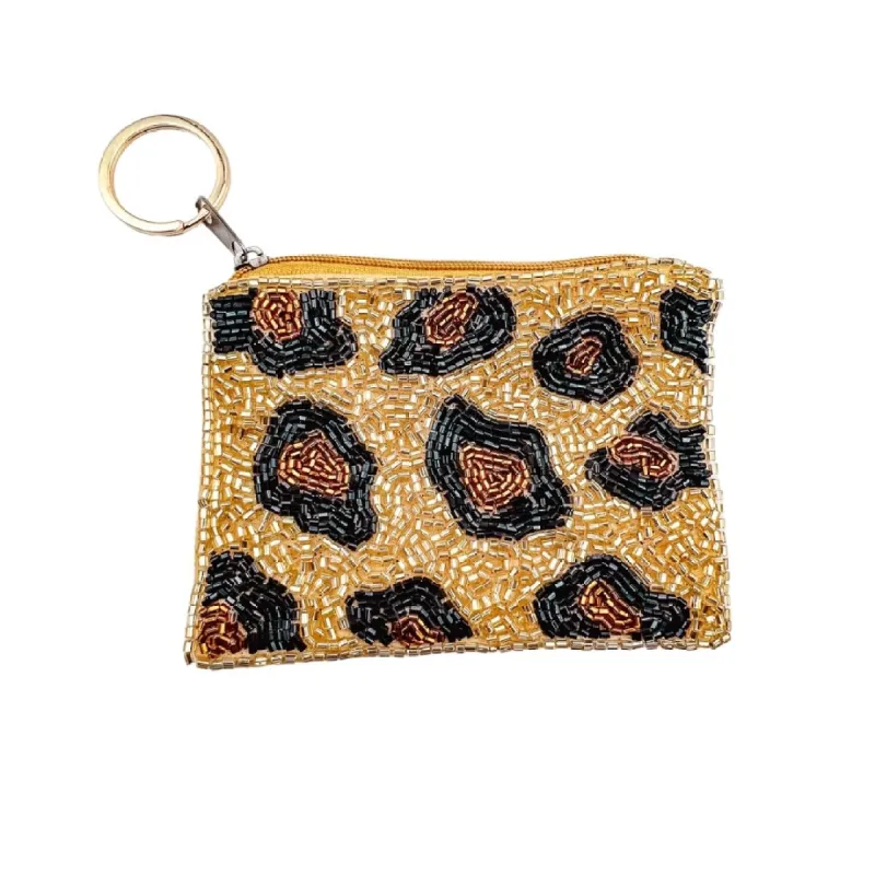 Leopard Keychain pouch sold by Charming Charlie