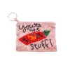 Hot Stuff keychain pouch sold by Charming Charlie