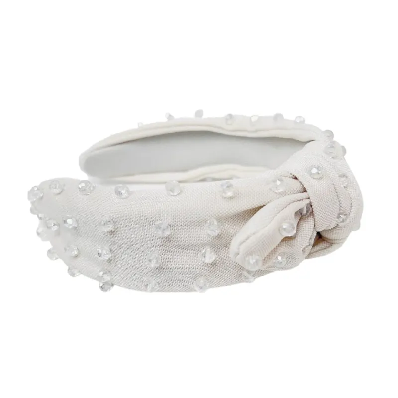 Amy Knot Headband White sold by Charming Charlie