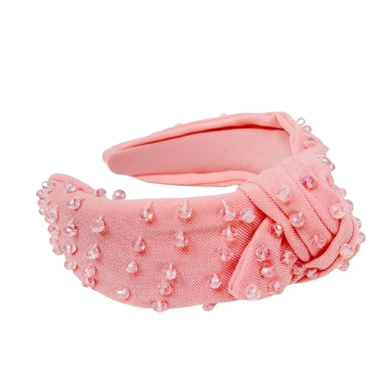 Amy Knot Headband Light Pink sold by Charming Charlie
