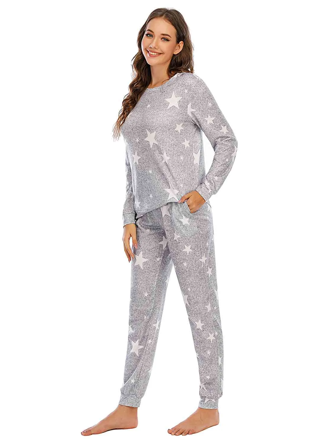 Star Top and Pants Lounge Set sold by Charming Charlie product image thumbnail 3