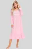 Lace Detail Square Neck Flounce Sleeve Night Dress sold by Charming Charlie