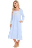 Lace Detail Square Neck Flounce Sleeve Night Dress sold by Charming Charlie