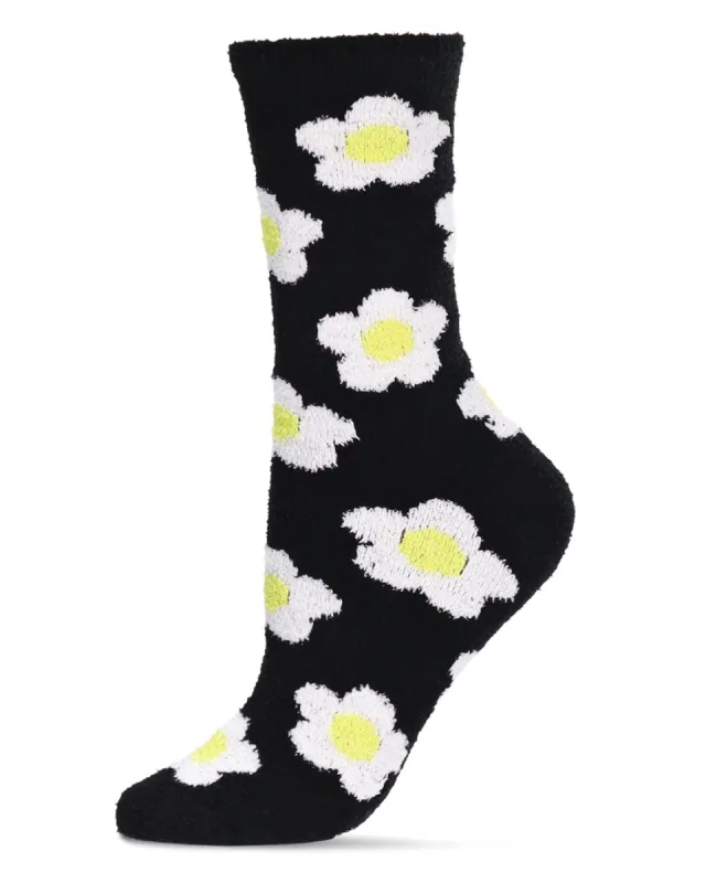 Women's Daisy Super Soft Cozy Crew Socks sold by Charming Charlie