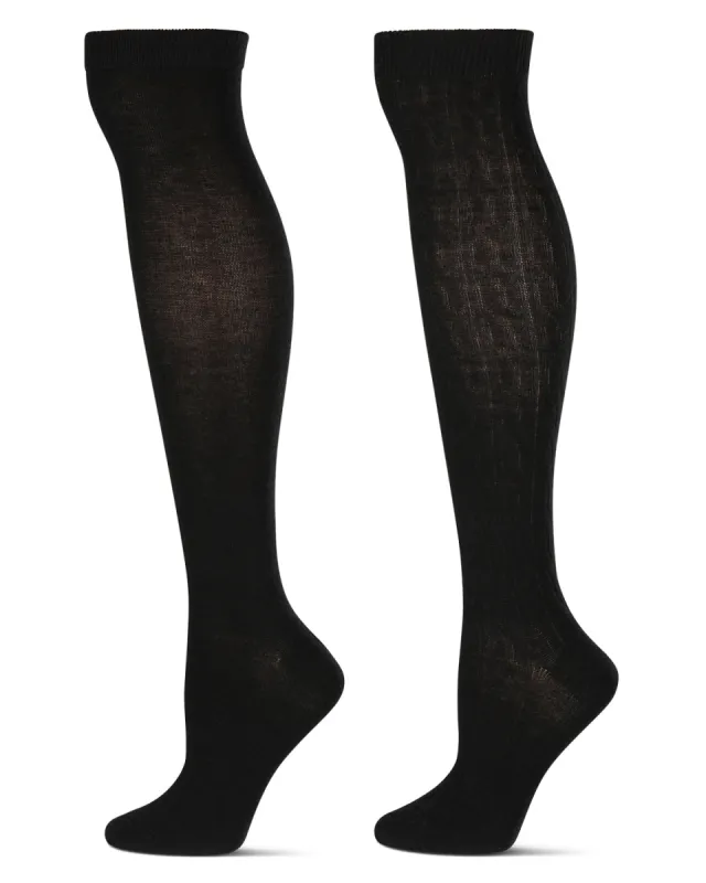 2 Pairs Women's Houndstone Cashmere Knee High Socks sold by Charming Charlie