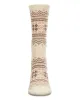 Women's Soft Fair Isle Cashmere Blend Crew Socks sold by Charming Charlie