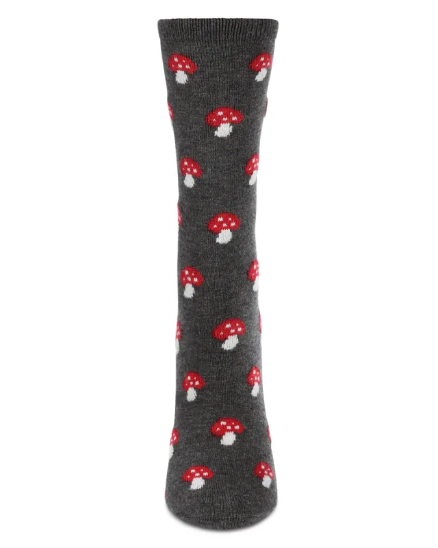 Women's Soft Mushroom Cashmere Crew Socks sold by Charming Charlie