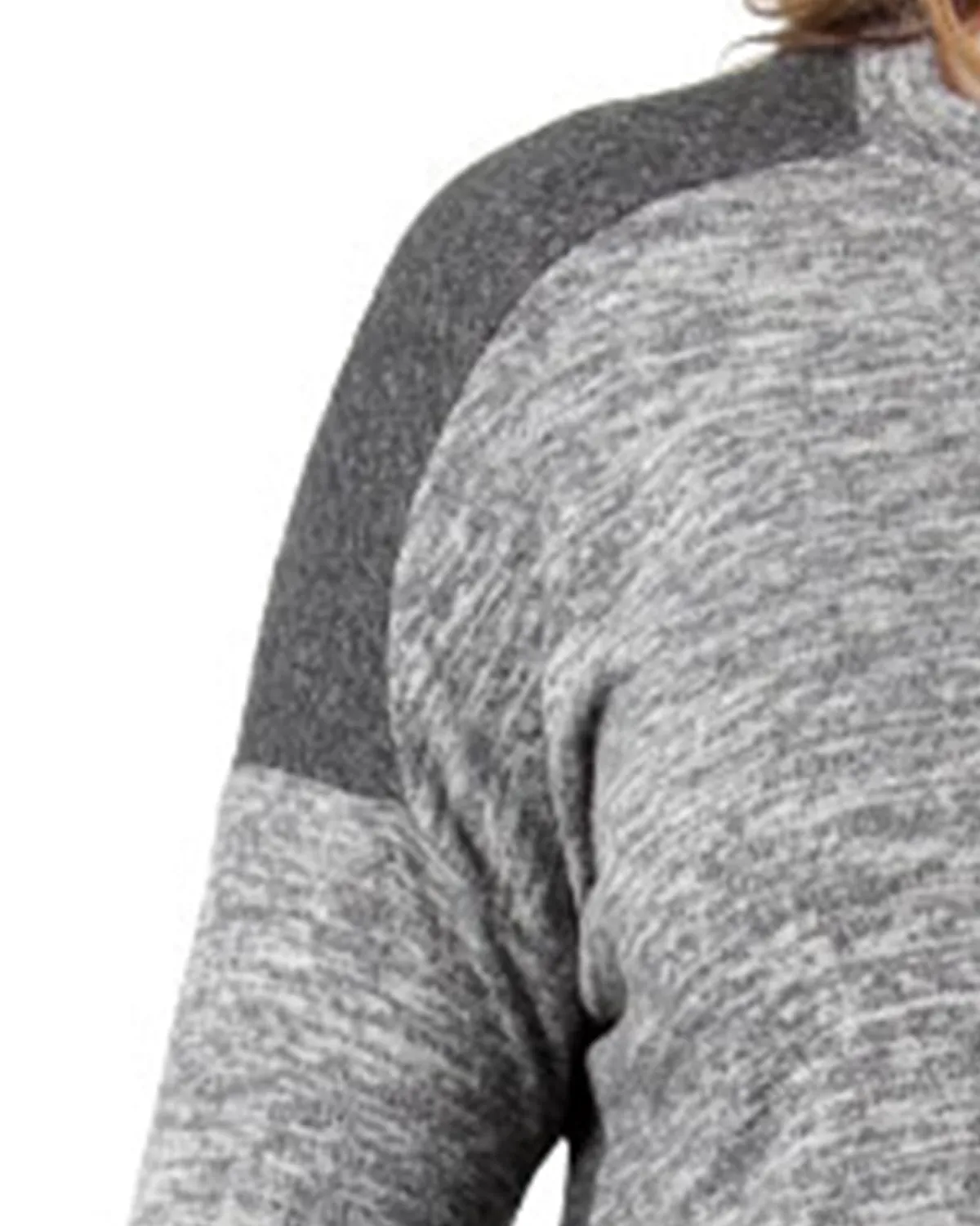 Women's Colorblock Heathered Sweater-Knit Pajama Set sold by Charming Charlie product image thumbnail 4