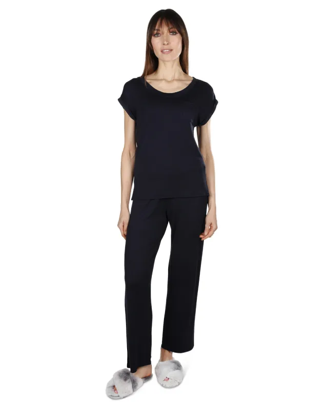 Women's Cap Sleeve T-Shirt and Matching Pants Set sold by Charming Charlie