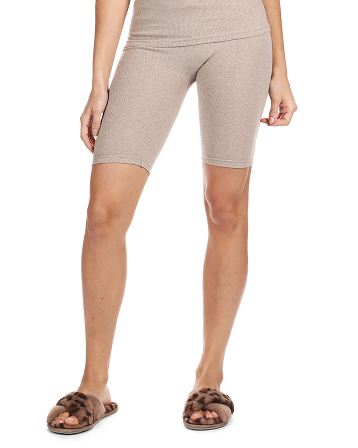 Women's Organic Cotton Ribbed Biker Shorts sold by Charming Charlie product image thumbnail 2
