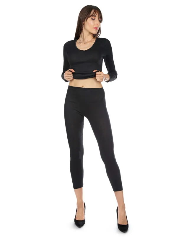 Poly Viscose Ladies Long Johns sold by Charming Charlie