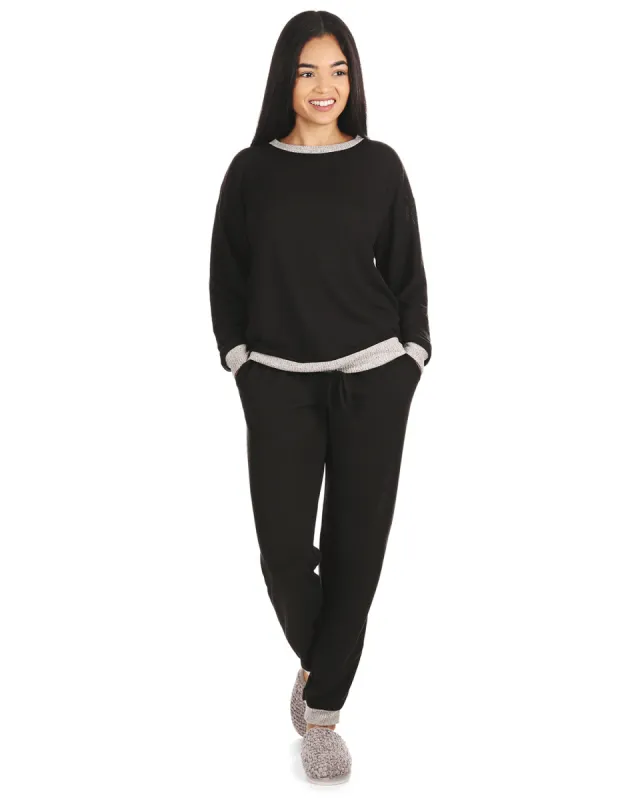 Women's Hacci Matching Pullover Top and Jogger Pants Set sold by Charming Charlie