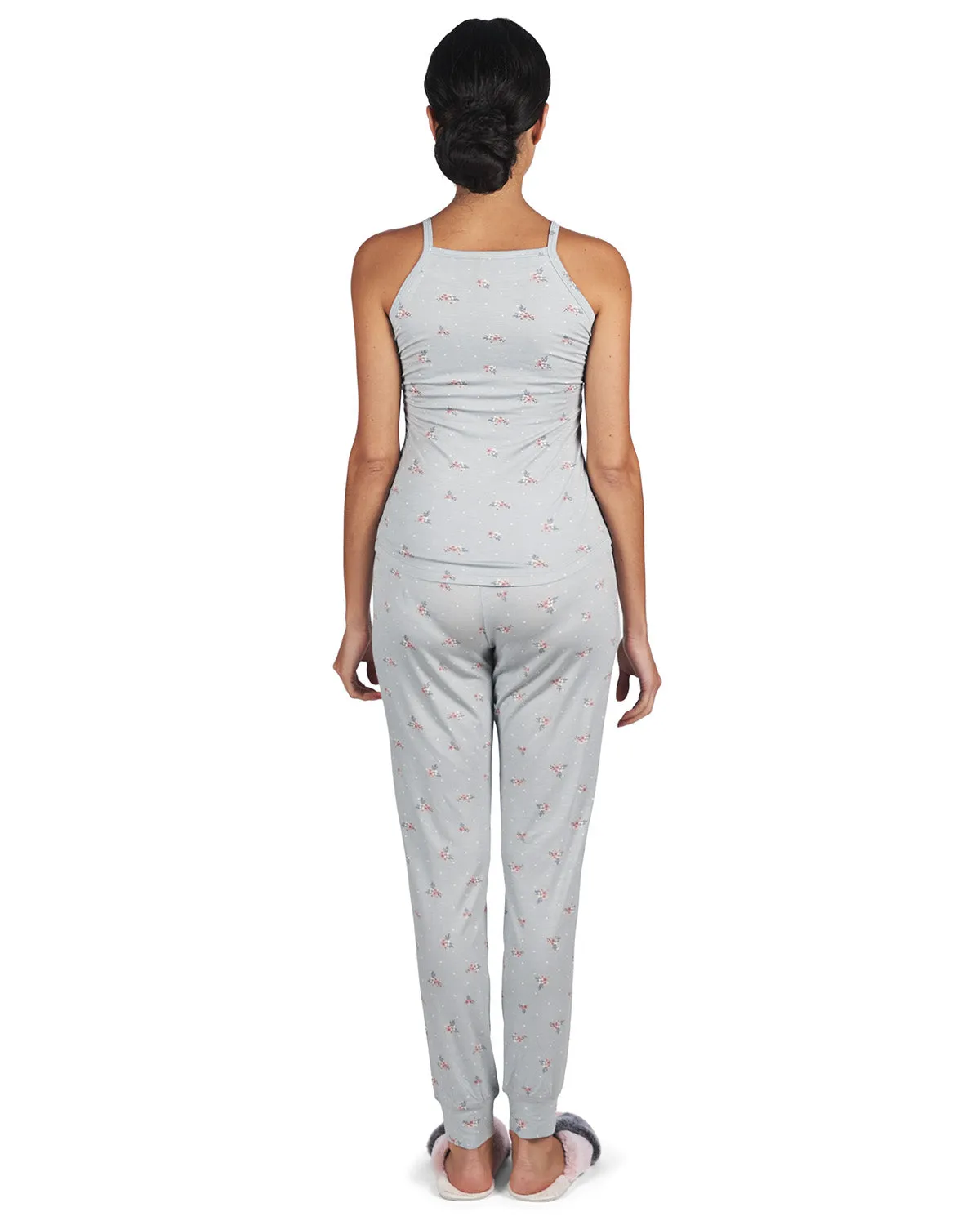 Women's Ditsy Floral Bamboo Blend Thin Strap Tank Top sold by Charming Charlie product image thumbnail 3