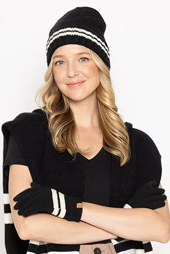 Stripe Knit Touch Gloves sold by Charming Charlie product image thumbnail 4