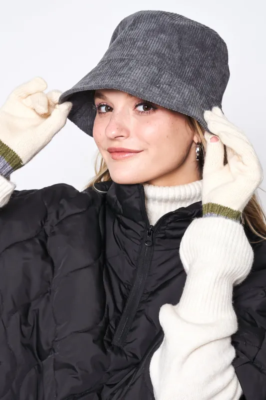 Thin Corduroy Bucket Hat sold by Charming Charlie