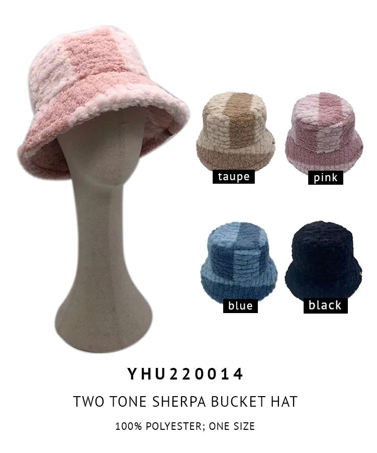 Two Tone Sherpa Bucket Hat sold by Charming Charlie product image thumbnail 5