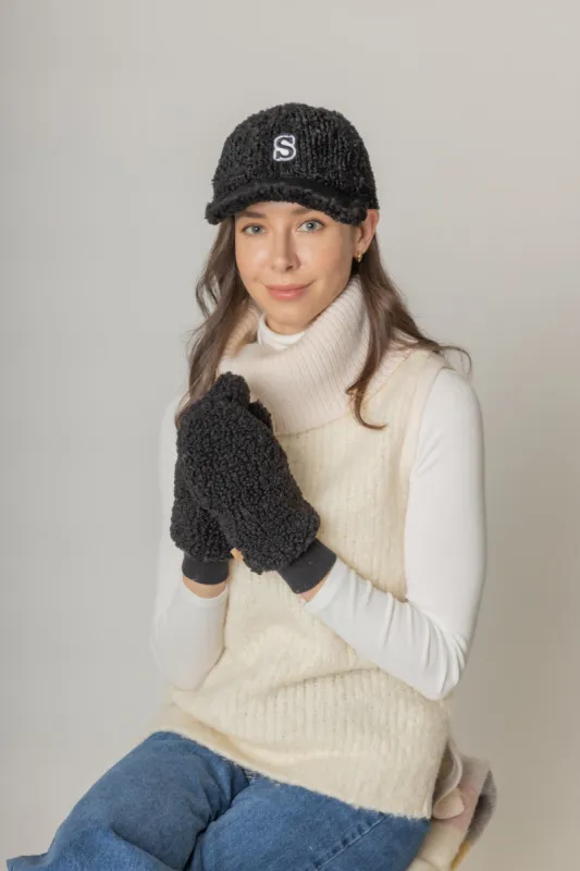 Solid Sherpa Mittens sold by Charming Charlie