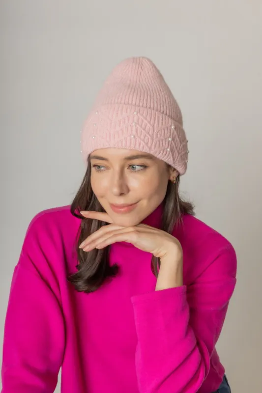 Pearl Beanie sold by Charming Charlie