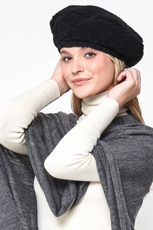 Sherpa Beret sold by Charming Charlie