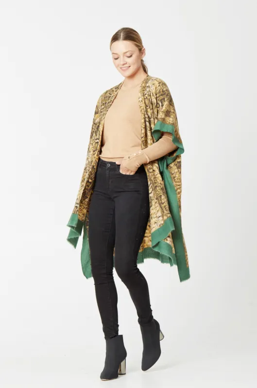 Snake Print Cozy Kimono sold by Charming Charlie