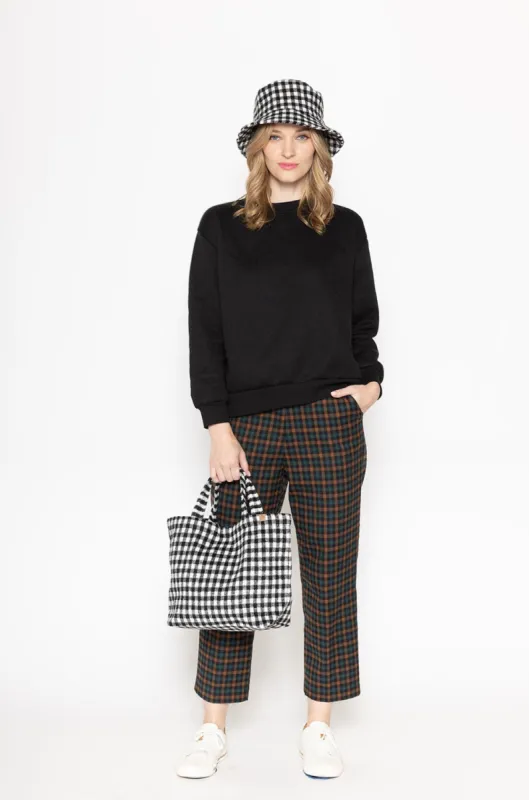 Large Plaid Tote Bag sold by Charming Charlie