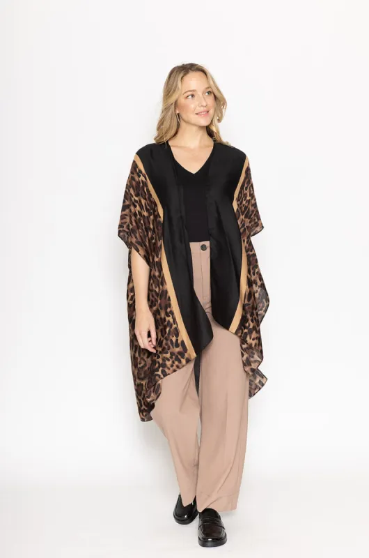 Leopard Print Kimono sold by Charming Charlie