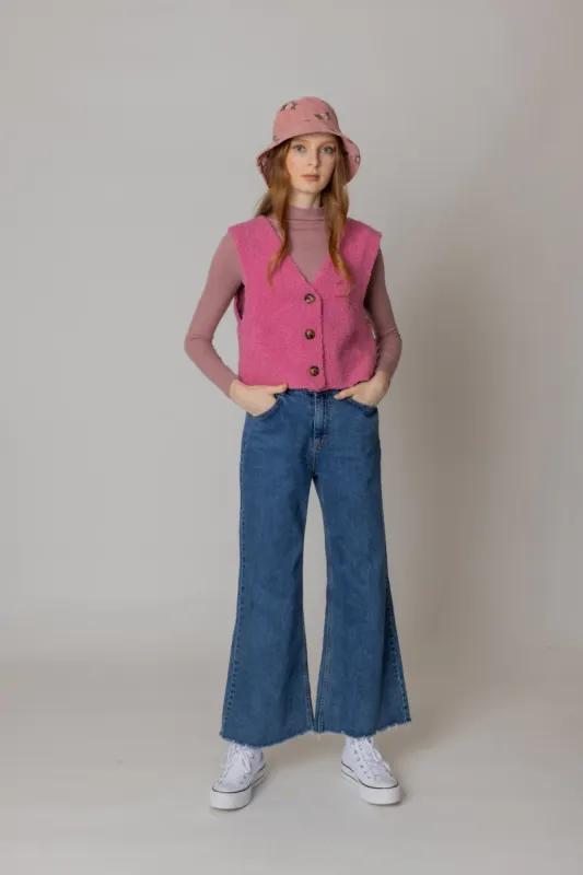 Embroidered Floral Corduroy Bucket sold by Charming Charlie