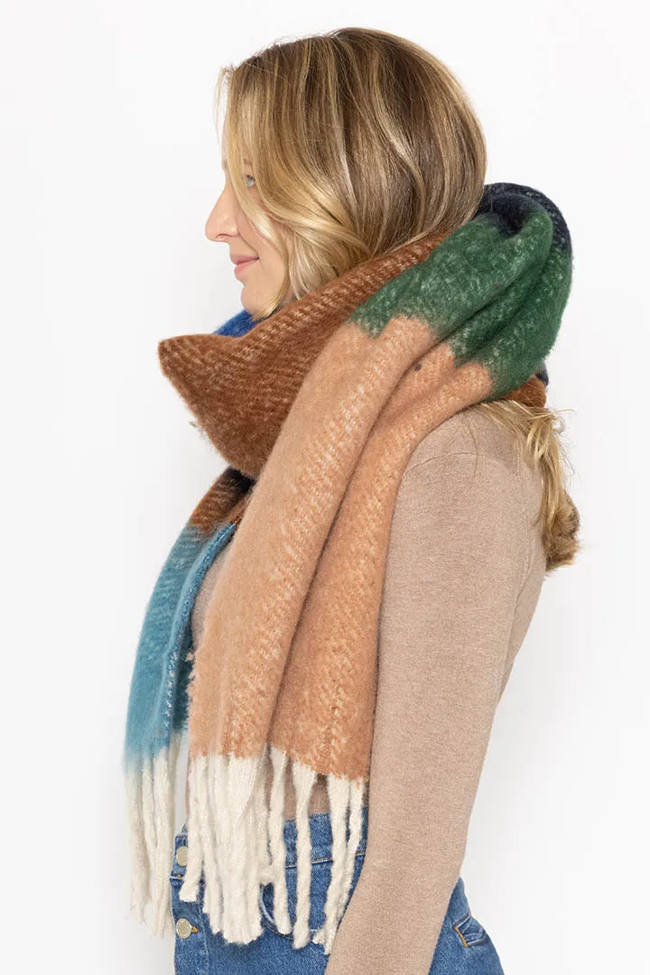 Multi Stripe Cozy Scarf With Fringe sold by Charming Charlie product image thumbnail 5