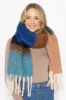 Multi Stripe Cozy Scarf With Fringe sold by Charming Charlie