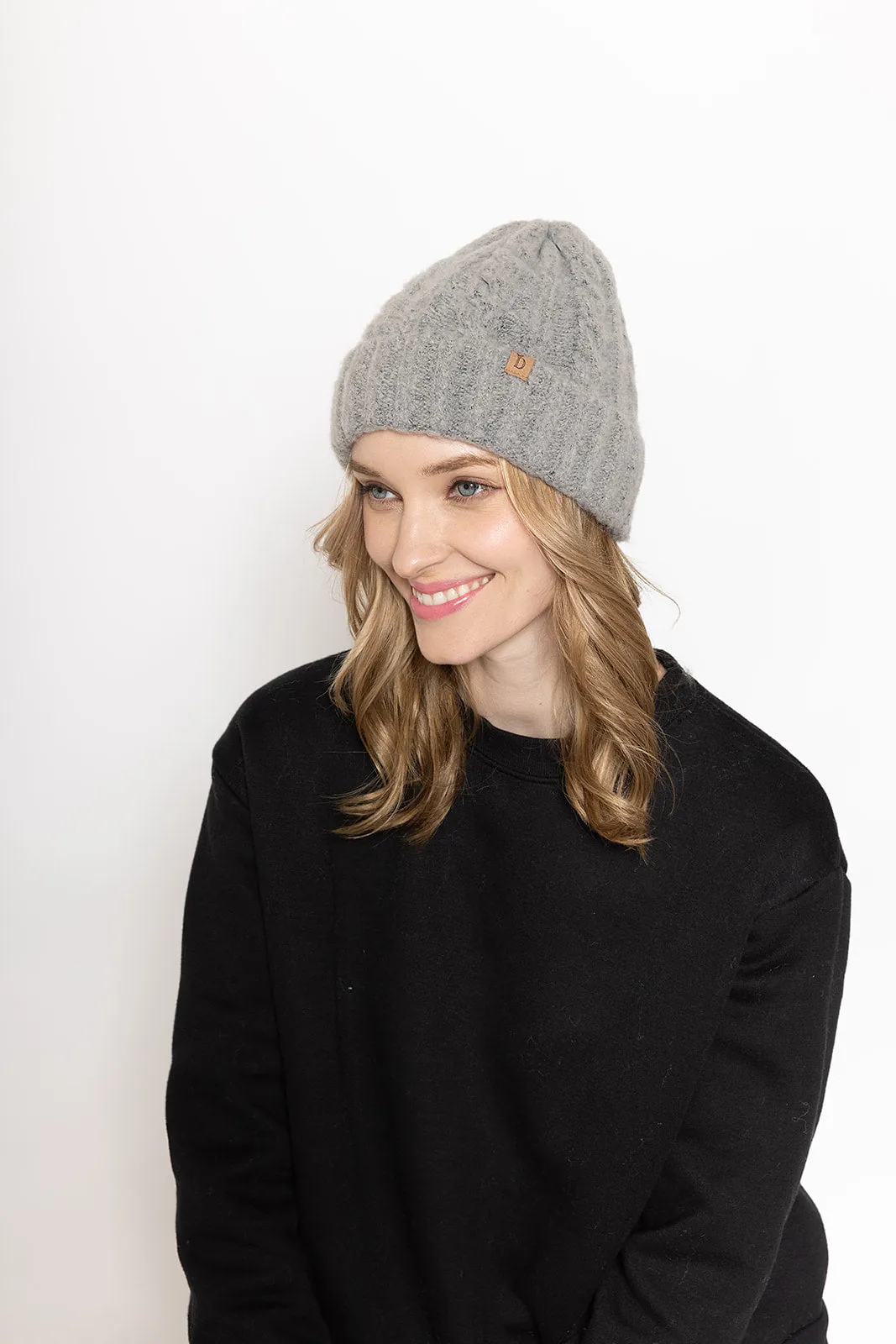 Cable Knit Cuff Beanie sold by Charming Charlie product image thumbnail 2