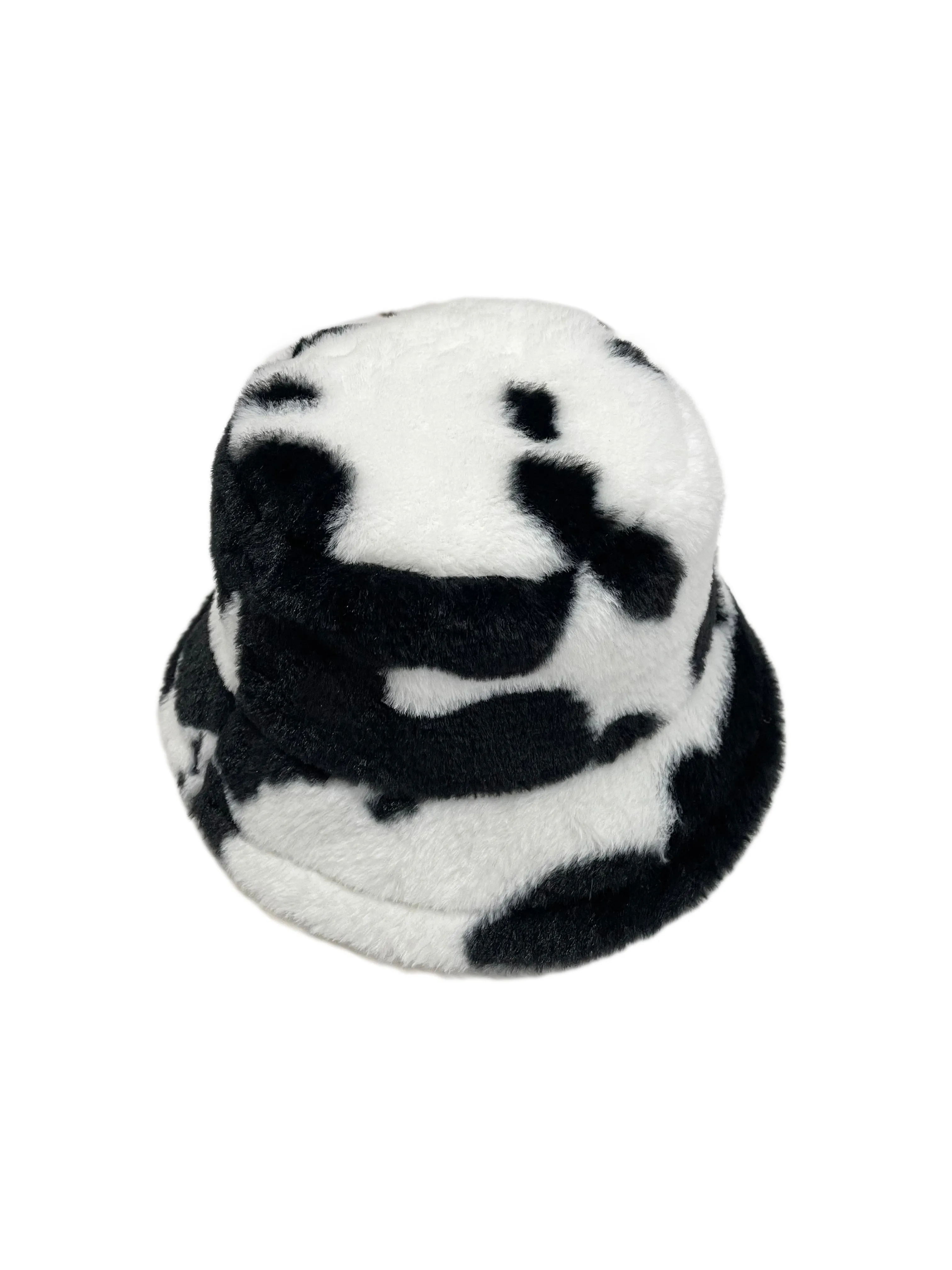 Cow Faux Fur Bucket Hat sold by Charming Charlie product image thumbnail 3