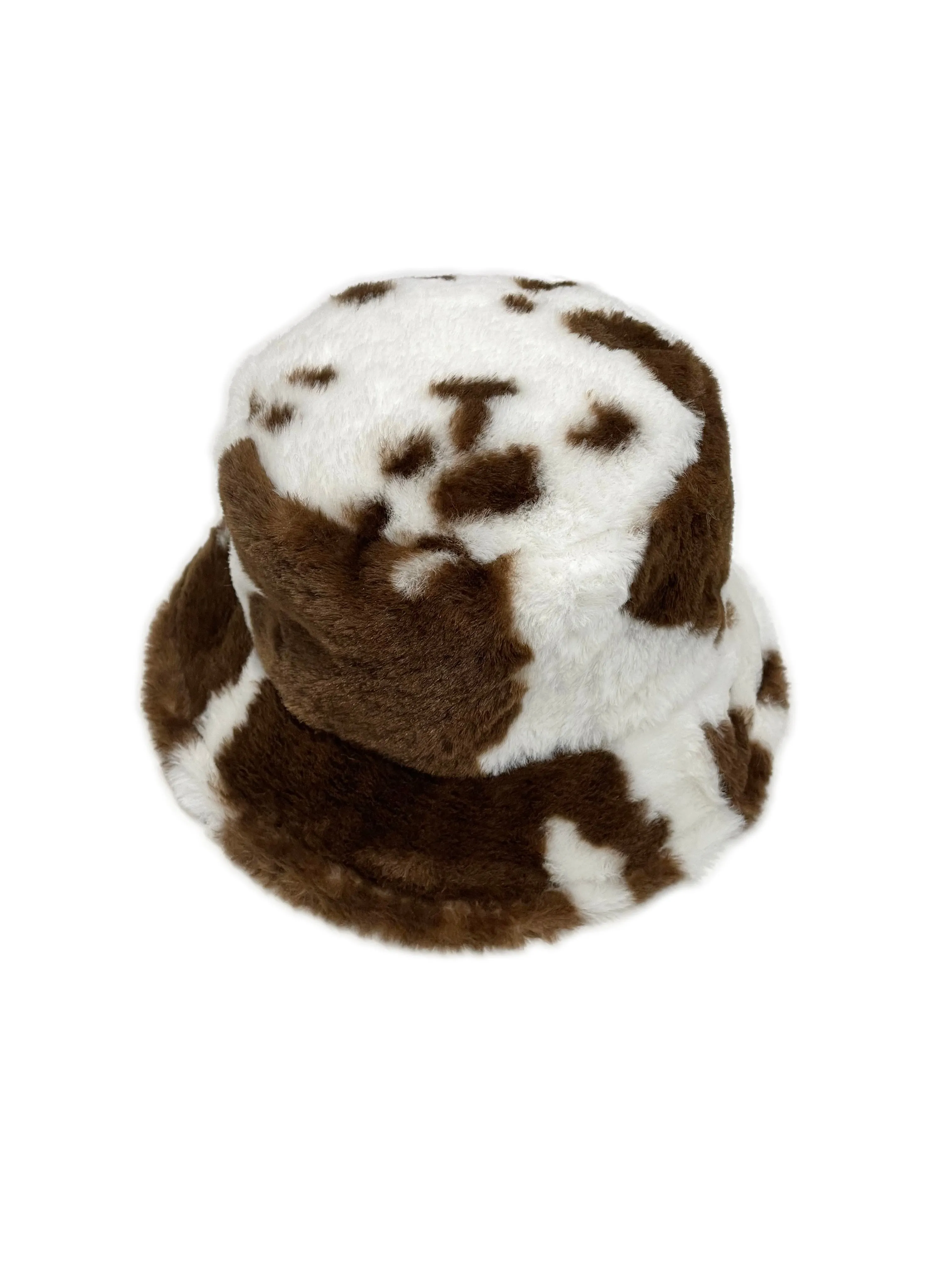 Cow Faux Fur Bucket Hat sold by Charming Charlie product image thumbnail 4