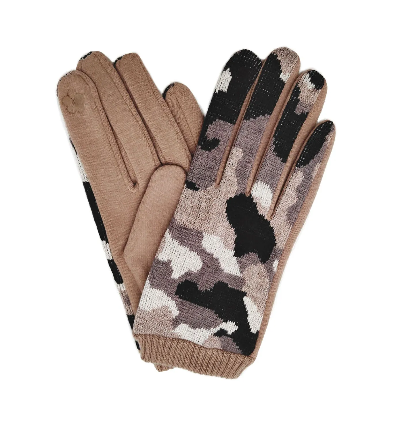 Camo Touch Gloves sold by Charming Charlie