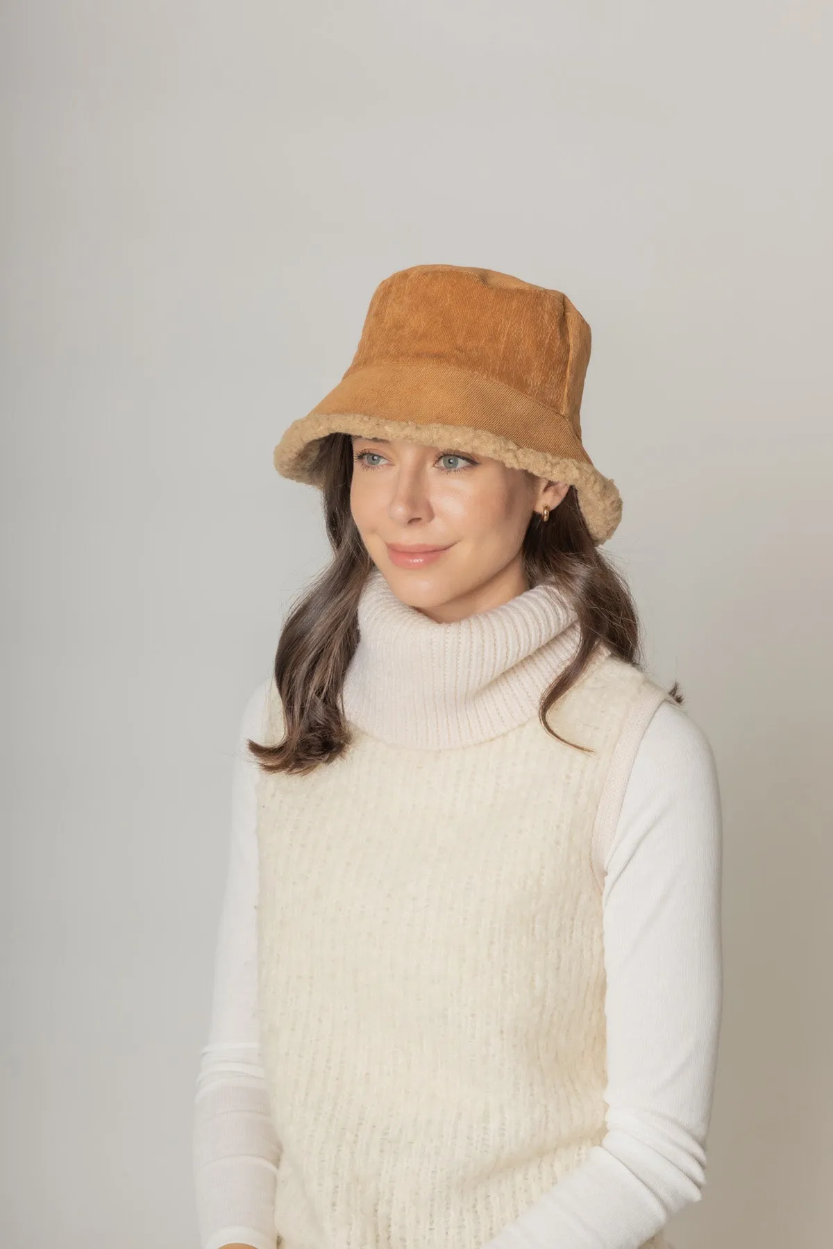 Corduroy Bucket Hat sold by Charming Charlie product image thumbnail 5