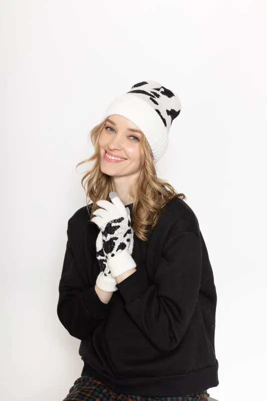 Cow Knit Touch Gloves sold by Charming Charlie