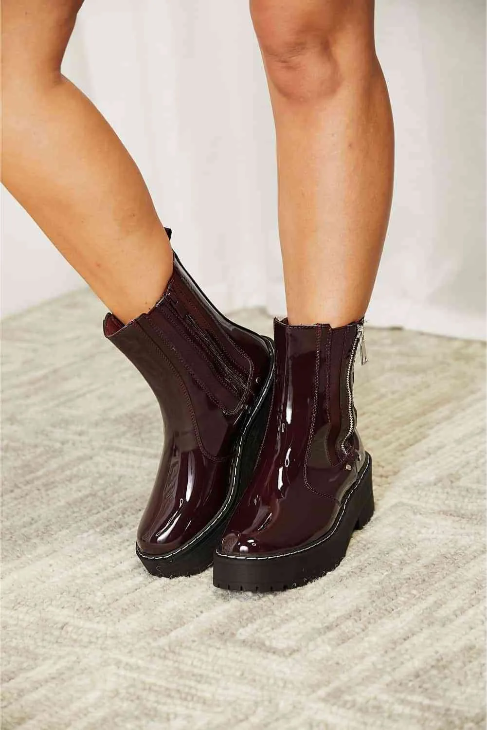 Forever Link Side Zip Platform Boots sold by Charming Charlie product image thumbnail 5