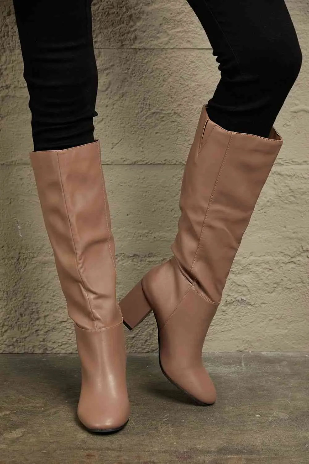 East Lion Corp Block Heel Knee High Boots sold by Charming Charlie product image thumbnail 3