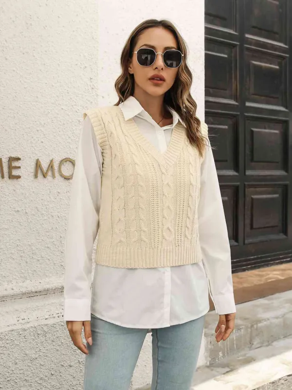Urban Style V-Neck Sweater Vest sold by Charming Charlie