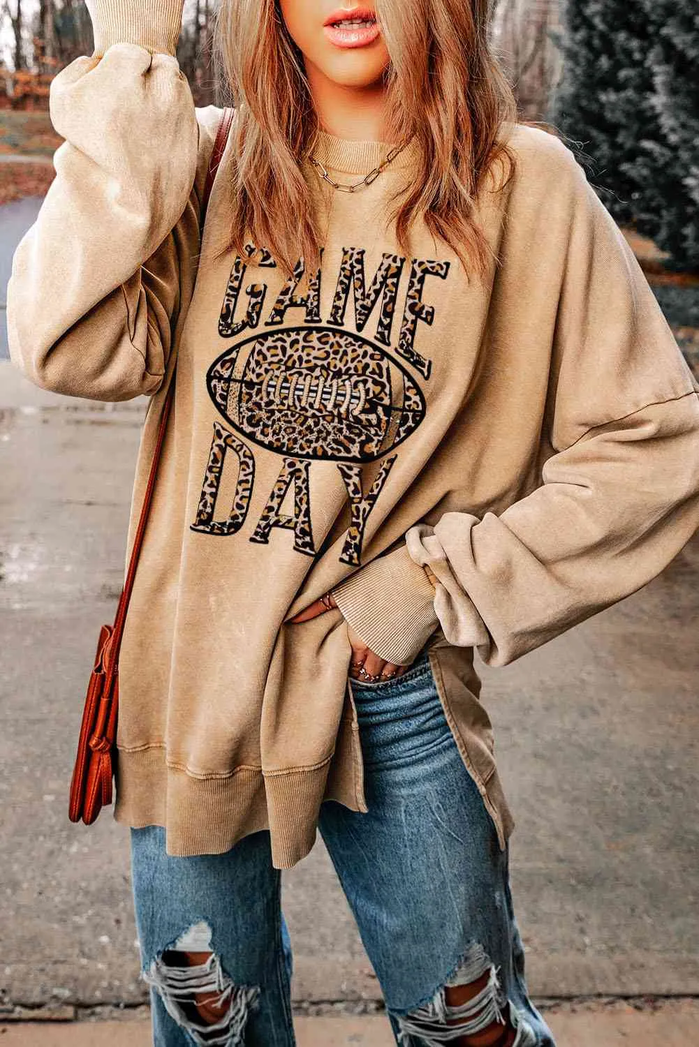 GAME DAY Graphic Sweatshirt sold by Charming Charlie product image thumbnail 3