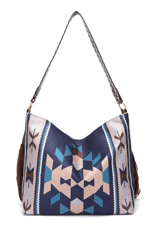 Geometric Canvas Tote Bag sold by Charming Charlie